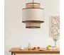 Suspension en rotin effet cannage Diana - HANAH HOME