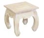 Table basse en acajou blanchi OPIUM