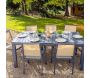 Table en aluminium extensible 8 à 10 personnes Santorin - JARDILINE