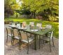 Table en aluminium extensible 8 à 10 personnes Santorin - JARDILINE
