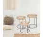 Table d'appoint Blue Lagon (Lot de 3) - 7