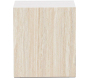 Table d'appoint en MDF effet travertine York 40 x 40 x 45 cm - VEN-1111