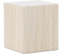 Table d'appoint en MDF effet travertine York 40 x 40 x 45 cm