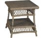 Table d'appoint Polo en rotin gris