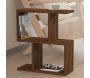 Table d'appoint avec étagère en aggloméré Zet - 5