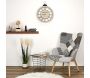 Table d'appoint filaire en bois et métal Cyclone - 5