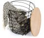 Table d'appoint filaire en bois et métal Cyclone - 19,90