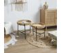 Table d'appoint gigogne Pampa (Lot de 2) - THE HOME DECO FACTORY