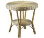 Table d'appoint en manau et moelle de rotin naturelle