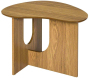 Table d'appoint en mdf Calypso 60 x 48 x 42 cm - 36,90