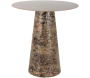 Table d'appoint en métal Mosaic Marble High