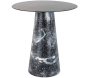 Table d'appoint en métal Mosaic Marble High