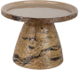 Table d'appoint en métal Mosaic Marble