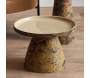 Table d'appoint en métal Mosaic Marble - LEITMOTIV