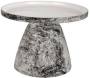 Table d'appoint en métal Mosaic Marble