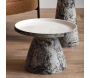 Table d'appoint en métal Mosaic Marble - LEITMOTIV