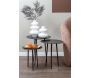 Table d'appoint en métal Supreme 37 x 42.5 cm - LEITMOTIV