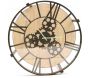 Table d'appoint en métal et bois horloge - 46,90