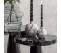 Table d'appoint en métal imitation marbre noir Marble - 5