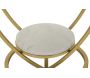 Table d'appoint en métal et marbre Heart 40 x 45.5 cm - 7