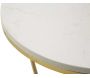 Table d'appoint en métal et marbre Heart 40 x 45.5 cm - 8