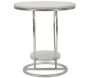 Table d'appoint en métal et marbre Heart 40 x 45.5 cm - 5