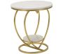Table d'appoint en métal et marbre Heart 40 x 45.5 cm - 109