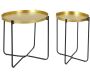 Table d'appoint en métal martelé Alia 50 cm - 32,90