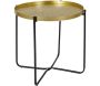 Table d'appoint en métal martelé Alia 50 cm