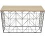 Table d'appoint pliable filaire plateau en bois - 31,90
