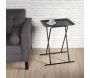 Table d'appoint pliable en métal - THE HOME DECO FACTORY