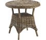 Table d'appoint ronde en poelet gris Bekasi