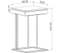 Table d'appoint avec tiroir Veno - ASI-2270
