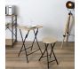 Table d'appont plateau en bois ULM - THE HOME DECO FACTORY