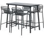 Table de bar mange debout en aluminium Miami