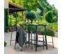 Table de bar mange debout en aluminium Miami - JARDILINE