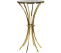 Table de bar en métal et verre Shanty 60 x 108 cm