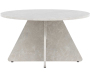 Table basse en MDF effet marbre Bootcut 80 x 45 cm - VEN-1113