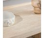 Table basse en MDF effet travertine Krille - 5