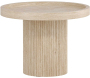 Table basse en MDF effet travertine Krille - VEN-1136