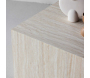 Table basse en MDF effet travertine York 40 x 60 x 80 cm - 8