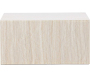 Table basse en MDF effet travertine York 40 x 60 x 80 cm - VEN-1112