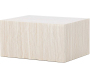 Table basse en MDF effet travertine York 40 x 60 x 80 cm - 329