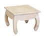Table basse en acajou blanchi OPIUM