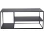 Table basse en acier 120 x 50 cm Staal - VEN-1023