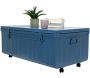 Table basse en acier sur roulettes Habitat 90 cm - 189