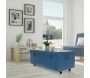 Table basse en acier sur roulettes Habitat 90 cm - PIERRE HENRY