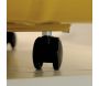 Table basse en acier sur roulettes Habitat 90 cm - 5