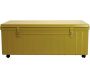 Table basse en acier sur roulettes Habitat 90 cm - PHS-0479