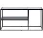 Table basse en acier et verre Campinas - VEN-1030